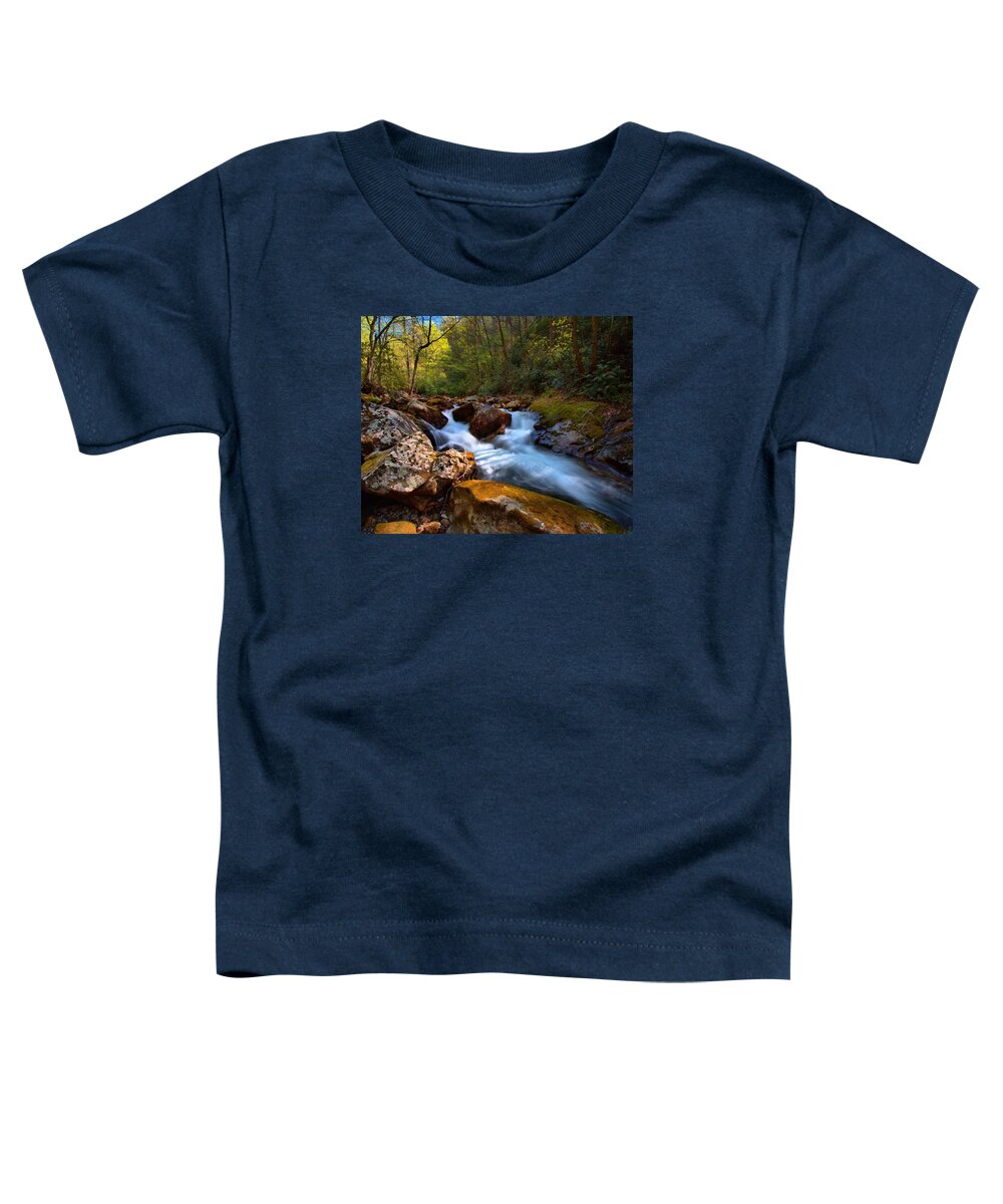 Carol R Montoya Toddler T-Shirt featuring the photograph Courthouse Creek by Carol Montoya