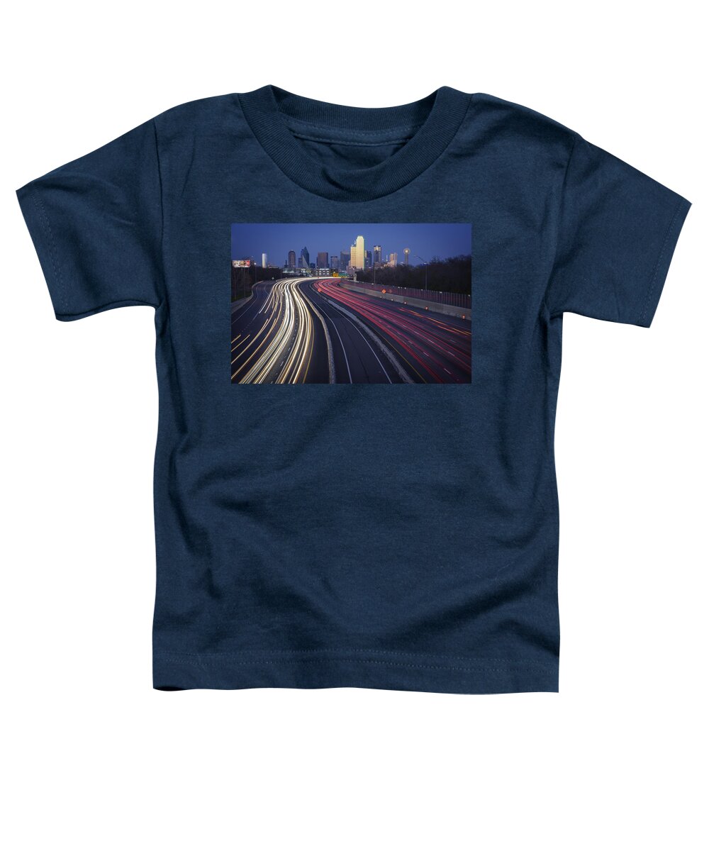 Dallas Toddler T-Shirt featuring the photograph Dallas Afterglow by Rick Berk