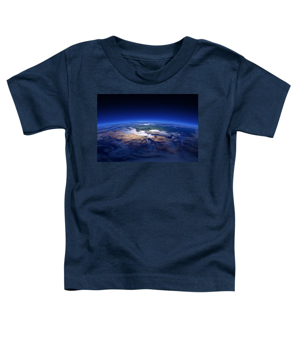 Earth Toddler T-Shirt featuring the photograph Earth - Mediterranean Countries by Johan Swanepoel
