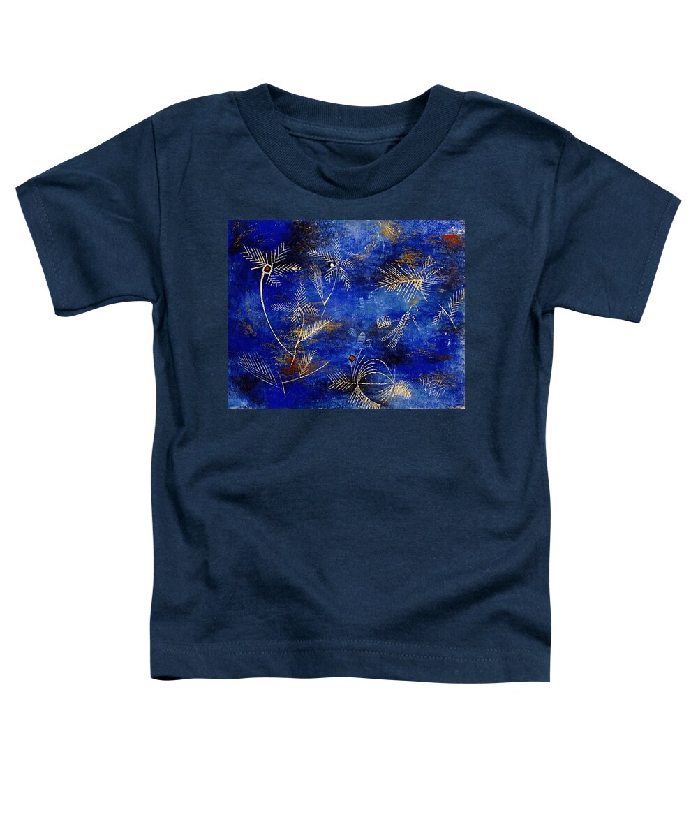 Paul Klee Toddler T-Shirt featuring the painting Fairy Tales by Paul Klee