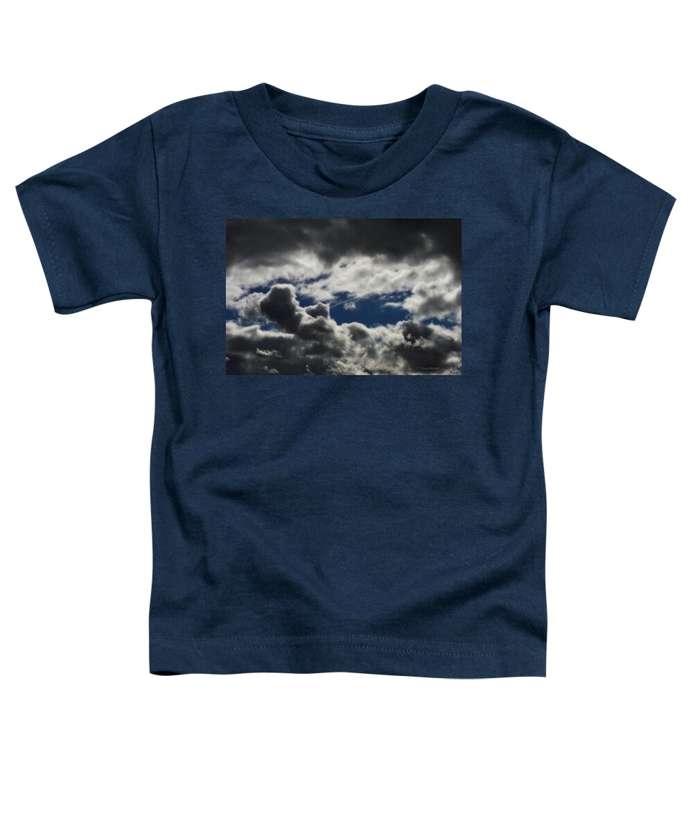 Sky Toddler T-Shirt featuring the photograph Fishing In The Sky by Donna Blackhall