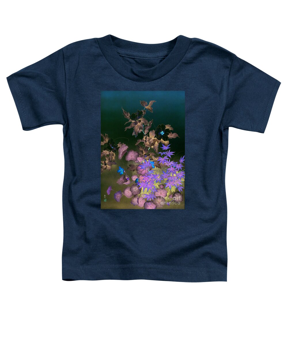  Haruyo Morita Digital Art Toddler T-Shirt featuring the digital art Flower by MGL Meiklejohn Graphics Licensing