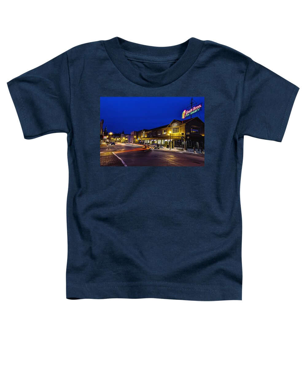 Smith Bros Toddler T-Shirt featuring the photograph Friday Night Lights by James Meyer