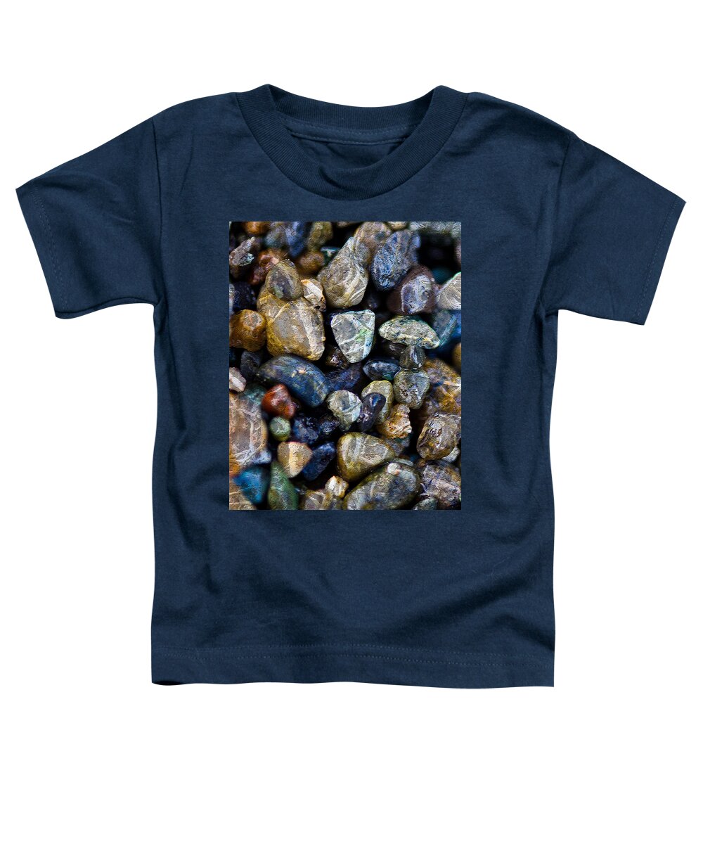 Rocks Toddler T-Shirt featuring the photograph Gems At The Beach - Rocks - Ocean by Marie Jamieson