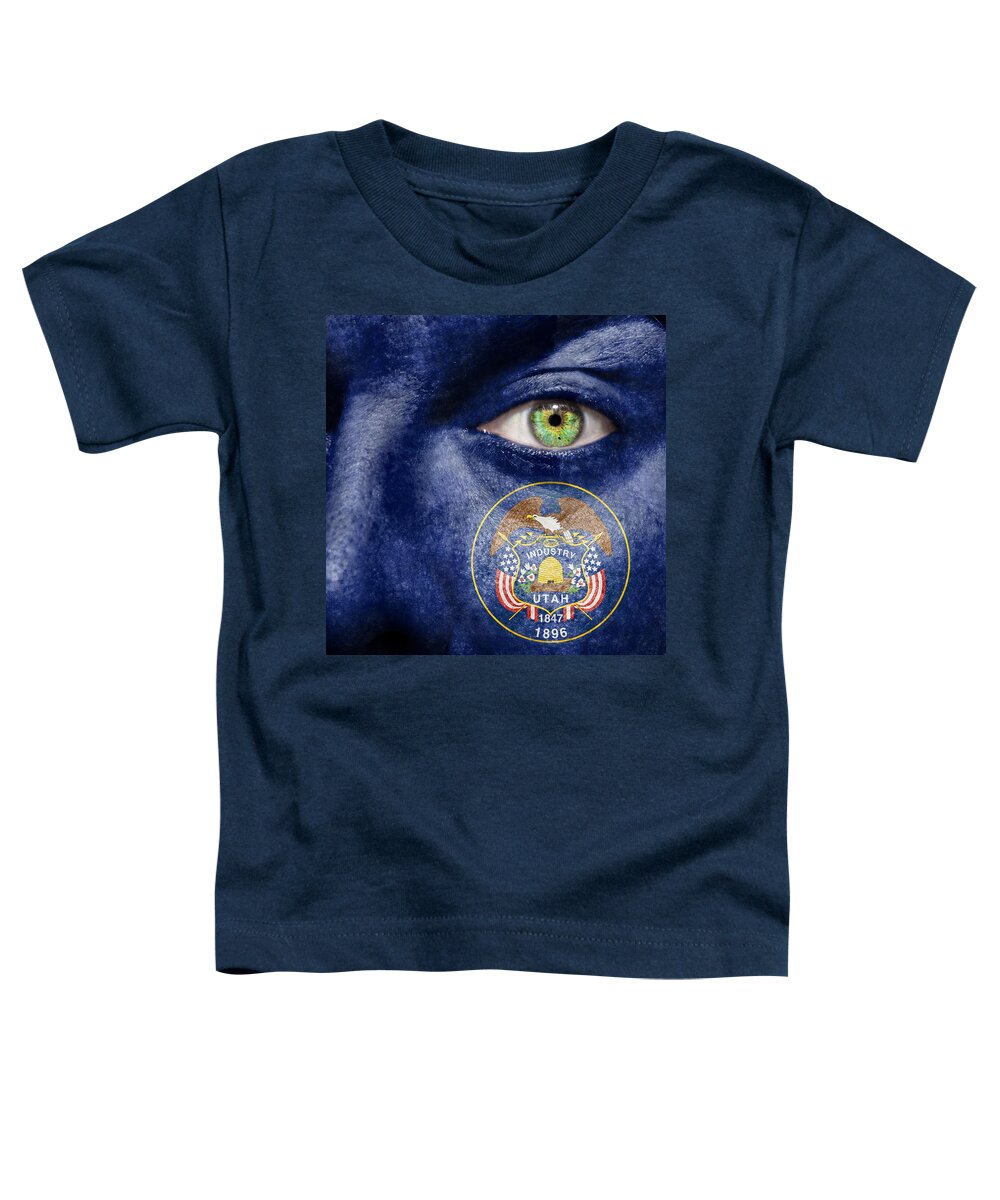 Art Toddler T-Shirt featuring the photograph Go Utah by Semmick Photo