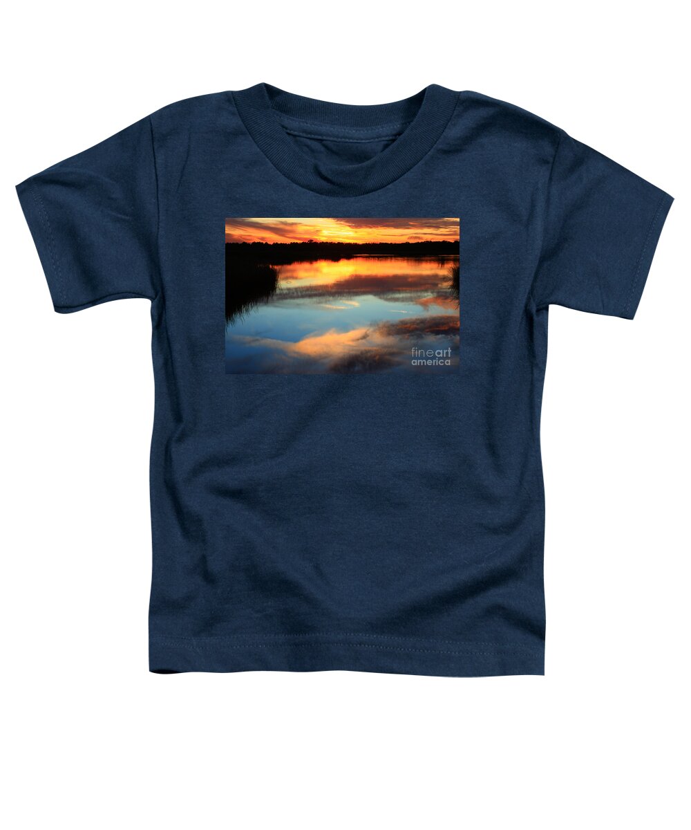 Landscapes Toddler T-Shirt featuring the photograph Guana River Sunset by John F Tsumas