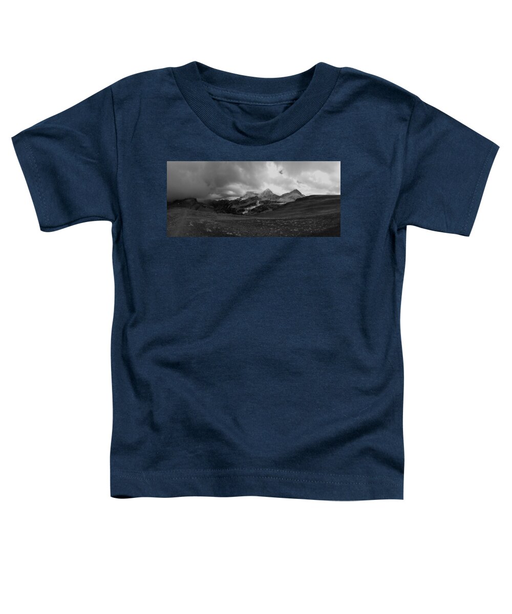 Tetons Toddler T-Shirt featuring the photograph Hurricane Pass Storm by Raymond Salani III