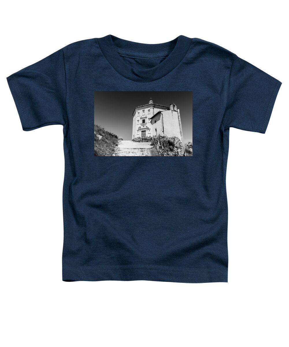 Blackandwhite Toddler T-Shirt featuring the photograph Italian Monuments - The Church of Santa Maria della Pieta by AM FineArtPrints