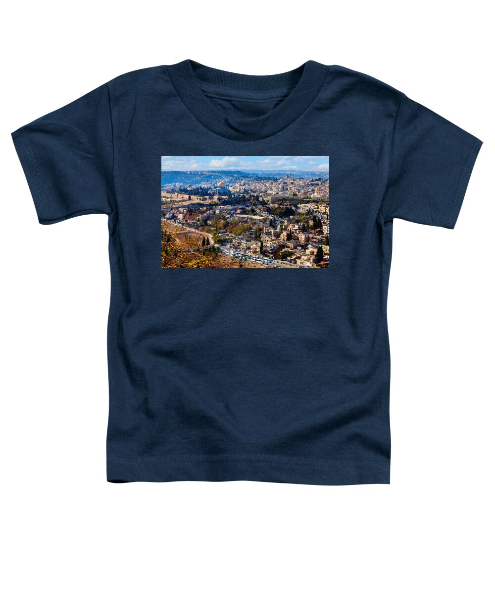 City Toddler T-Shirt featuring the photograph Jerusalem by Alexey Stiop