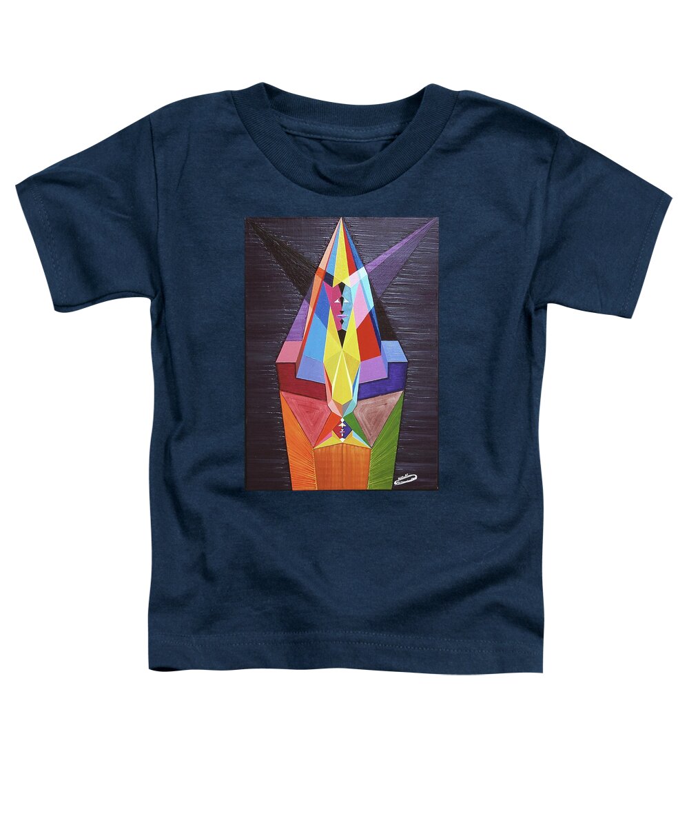 Spirituality Toddler T-Shirt featuring the painting Magnanimite-magnanimity by Michael Bellon