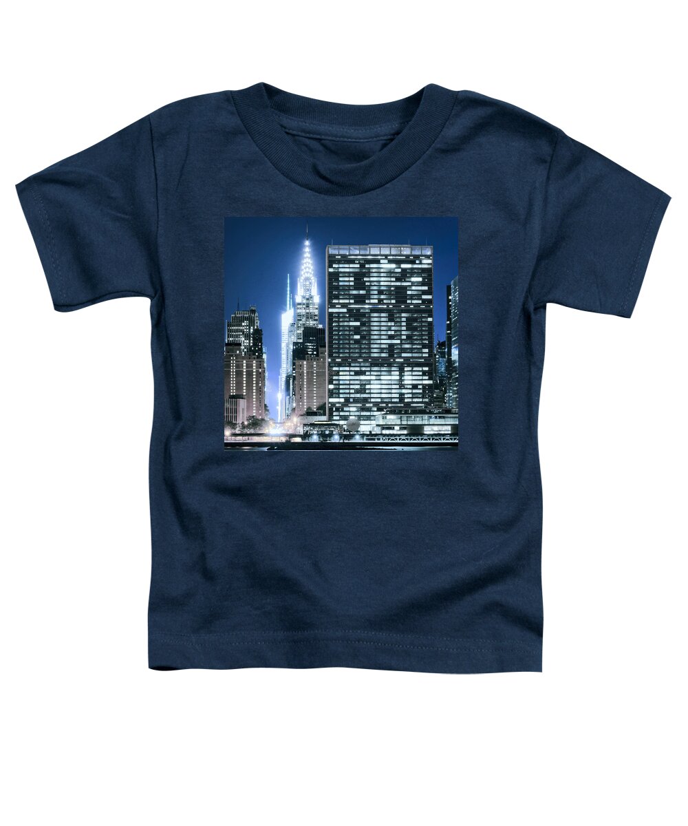 Gantry Plaza State Park Toddler T-Shirt featuring the photograph NY Sights by Theodore Jones