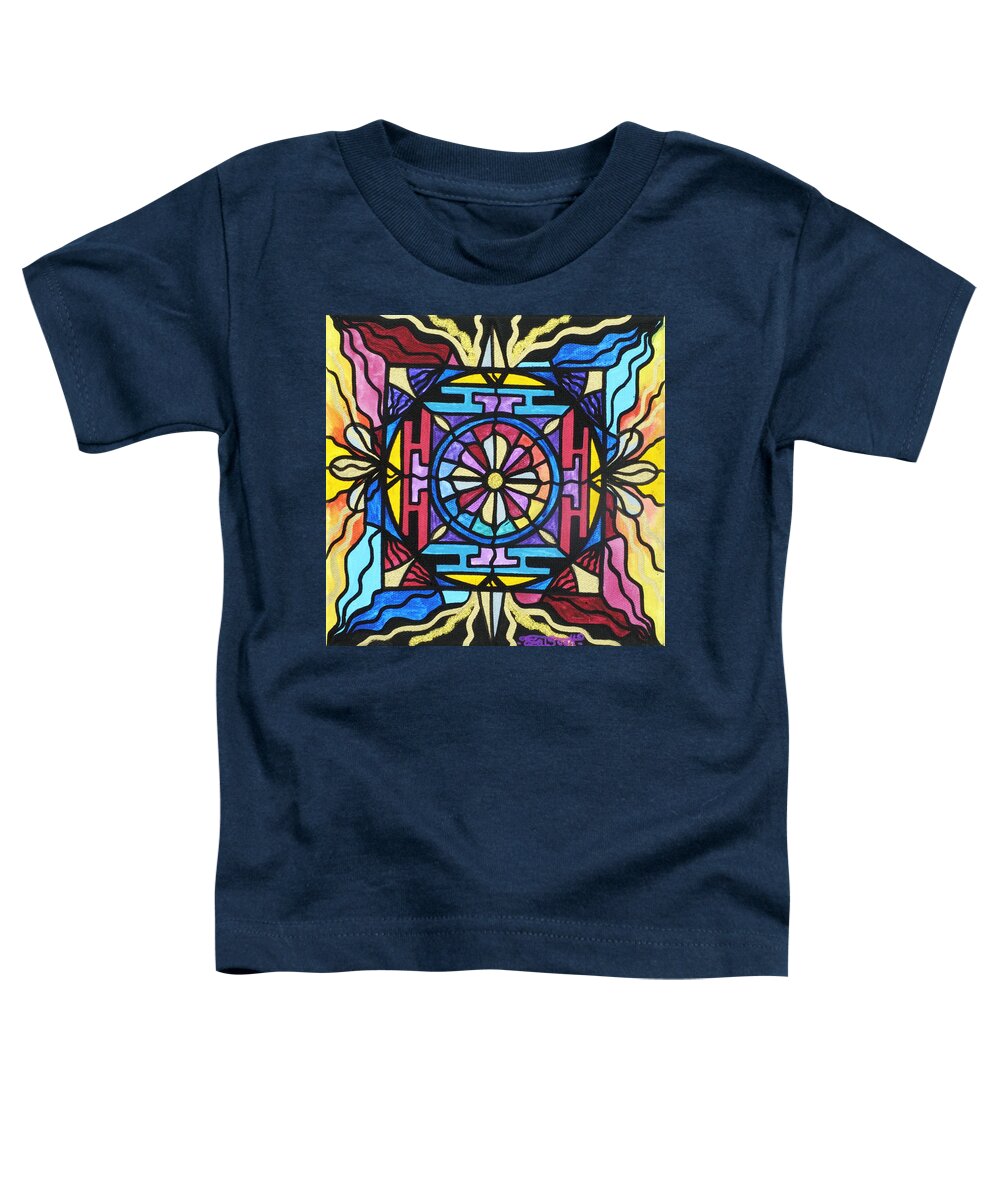 Opulent Toddler T-Shirt featuring the painting Opulence by Teal Eye Print Store