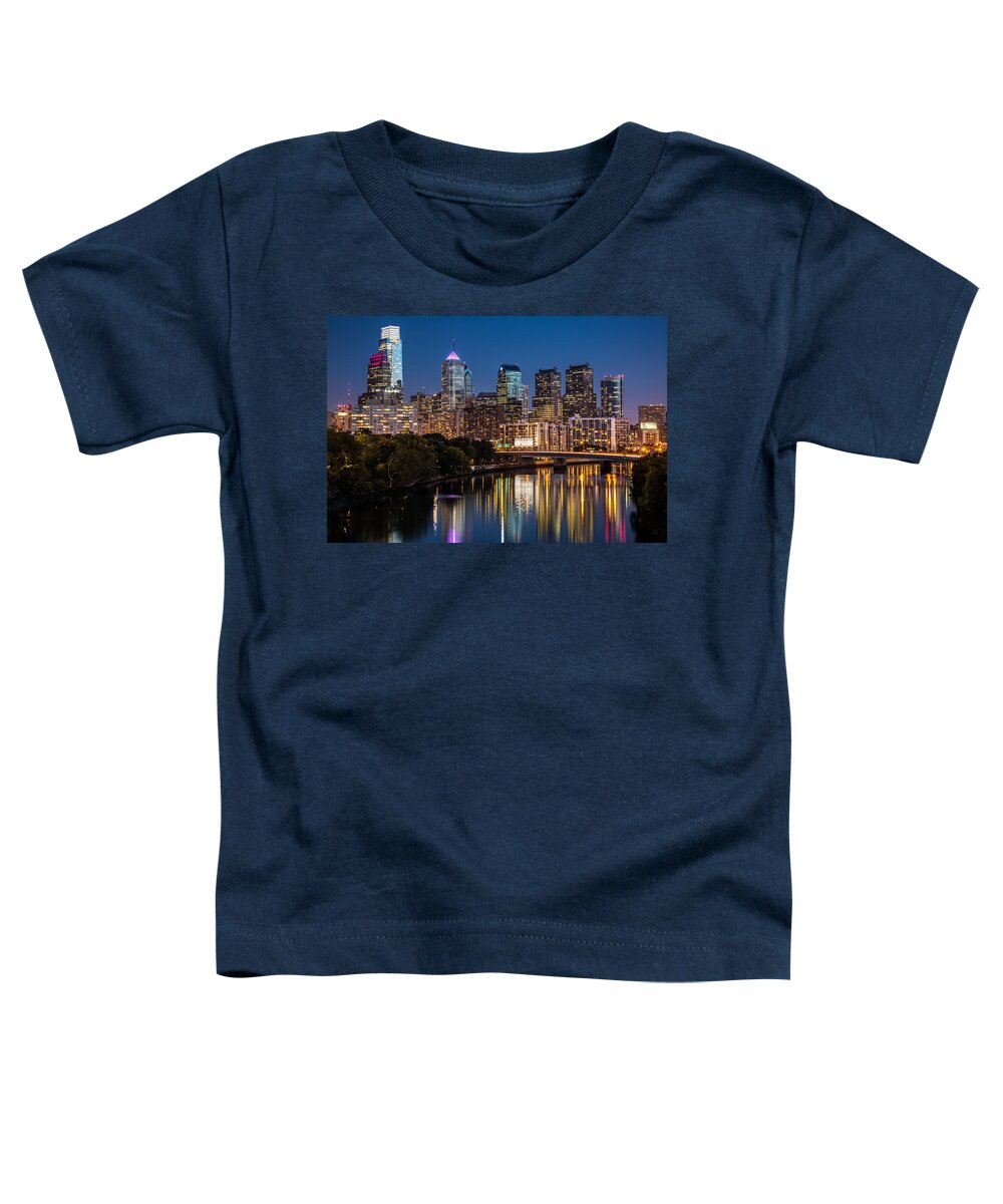 America Toddler T-Shirt featuring the photograph Philly by Mihai Andritoiu