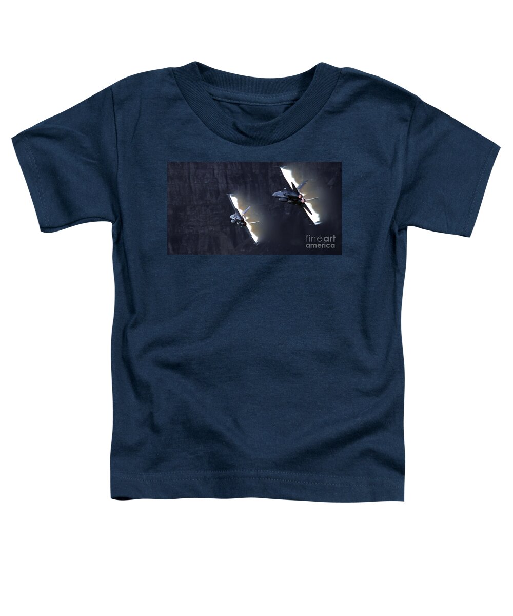 F18 Toddler T-Shirt featuring the photograph Phoenix Dancing by Ang El