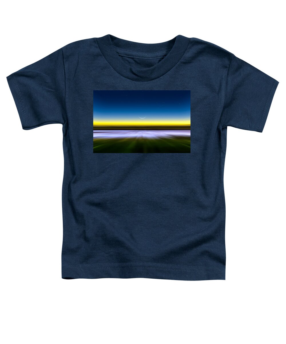 Abstract Toddler T-Shirt featuring the photograph Race for the Night by Mark Andrew Thomas