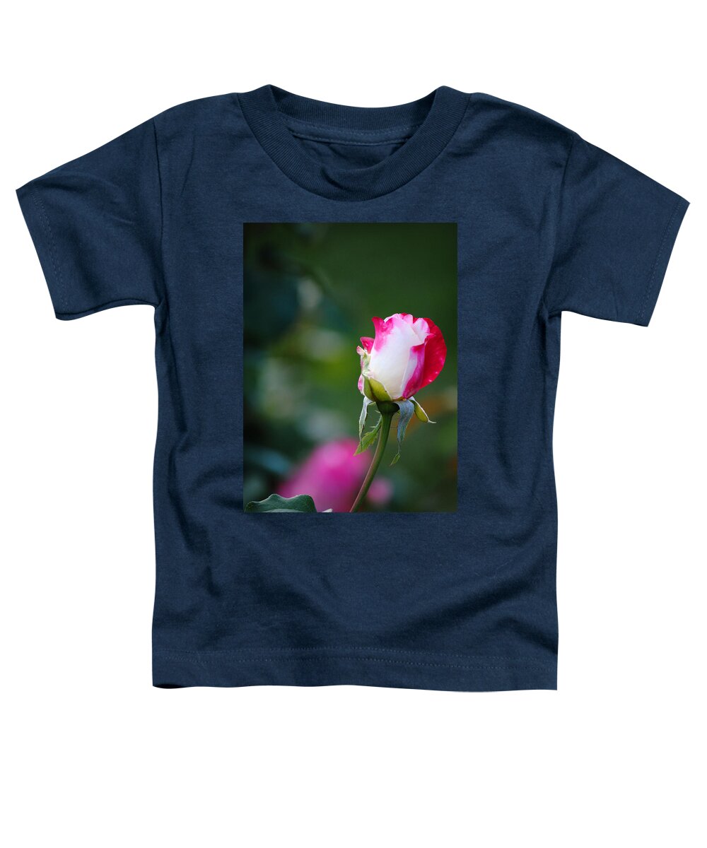 Rosebud Toddler T-Shirt featuring the photograph Rosebud by Glory Ann Penington