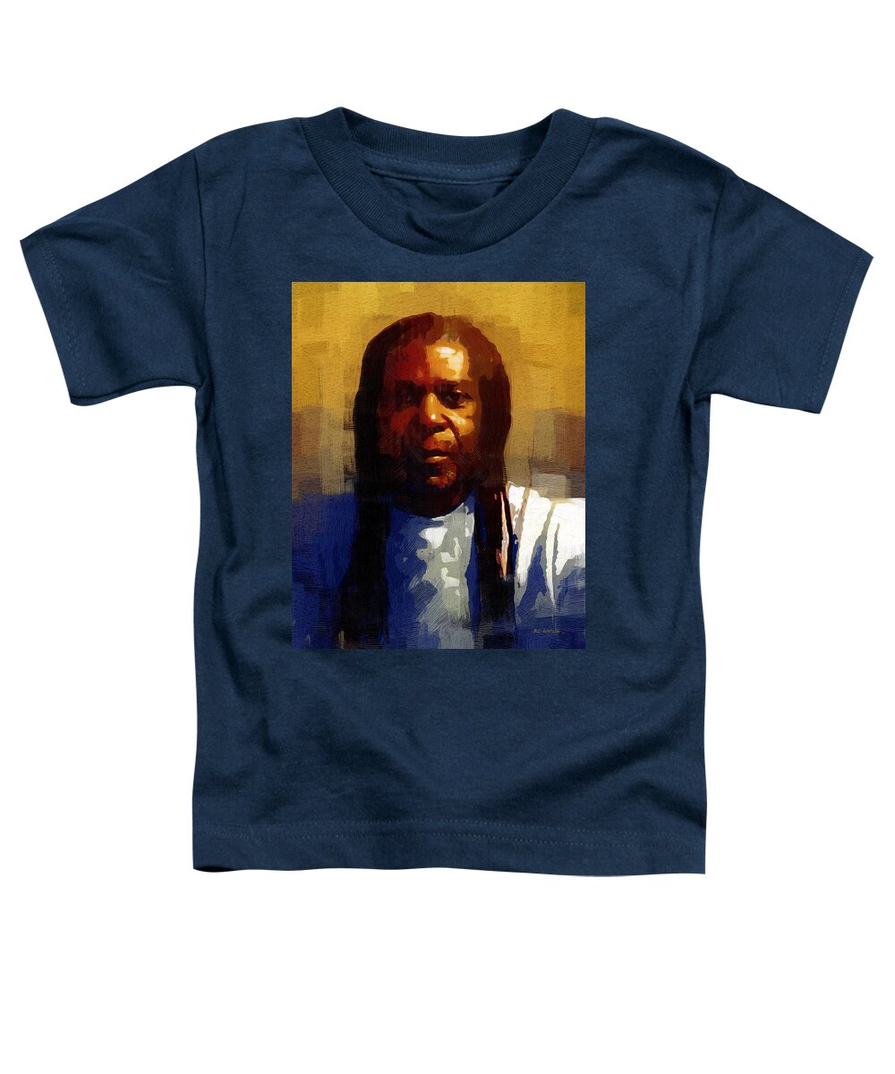 Man Toddler T-Shirt featuring the painting Seriously Now... by RC DeWinter