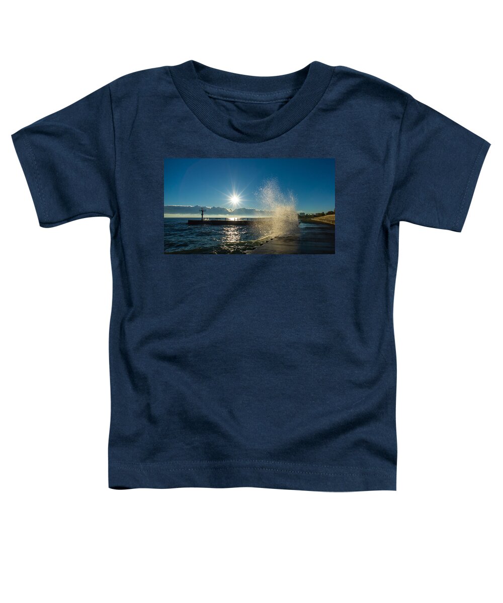 Wave Toddler T-Shirt featuring the photograph Splash by David Downs