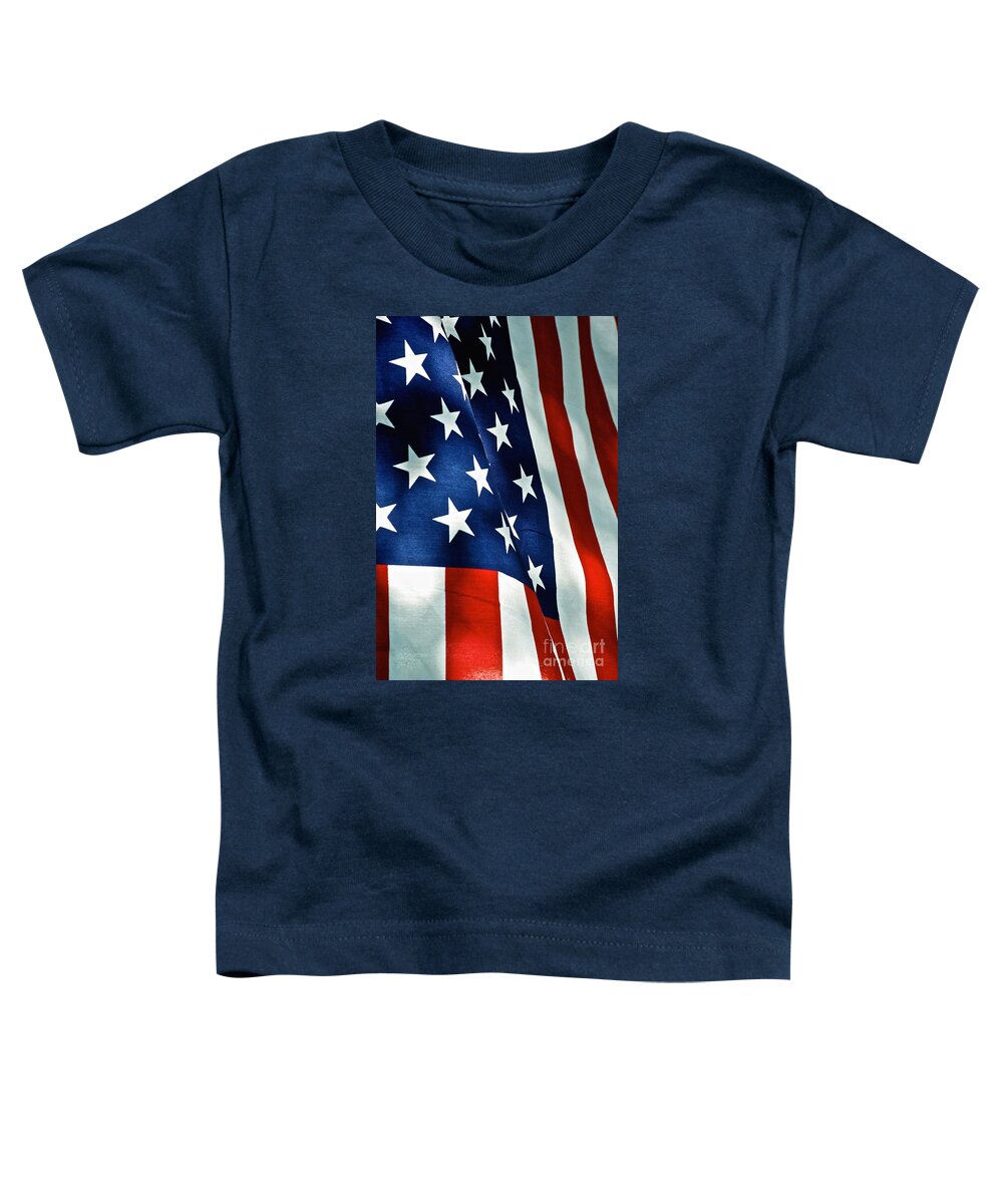 Frank J Casella Toddler T-Shirt featuring the photograph Star-Spangled Banner by Frank J Casella