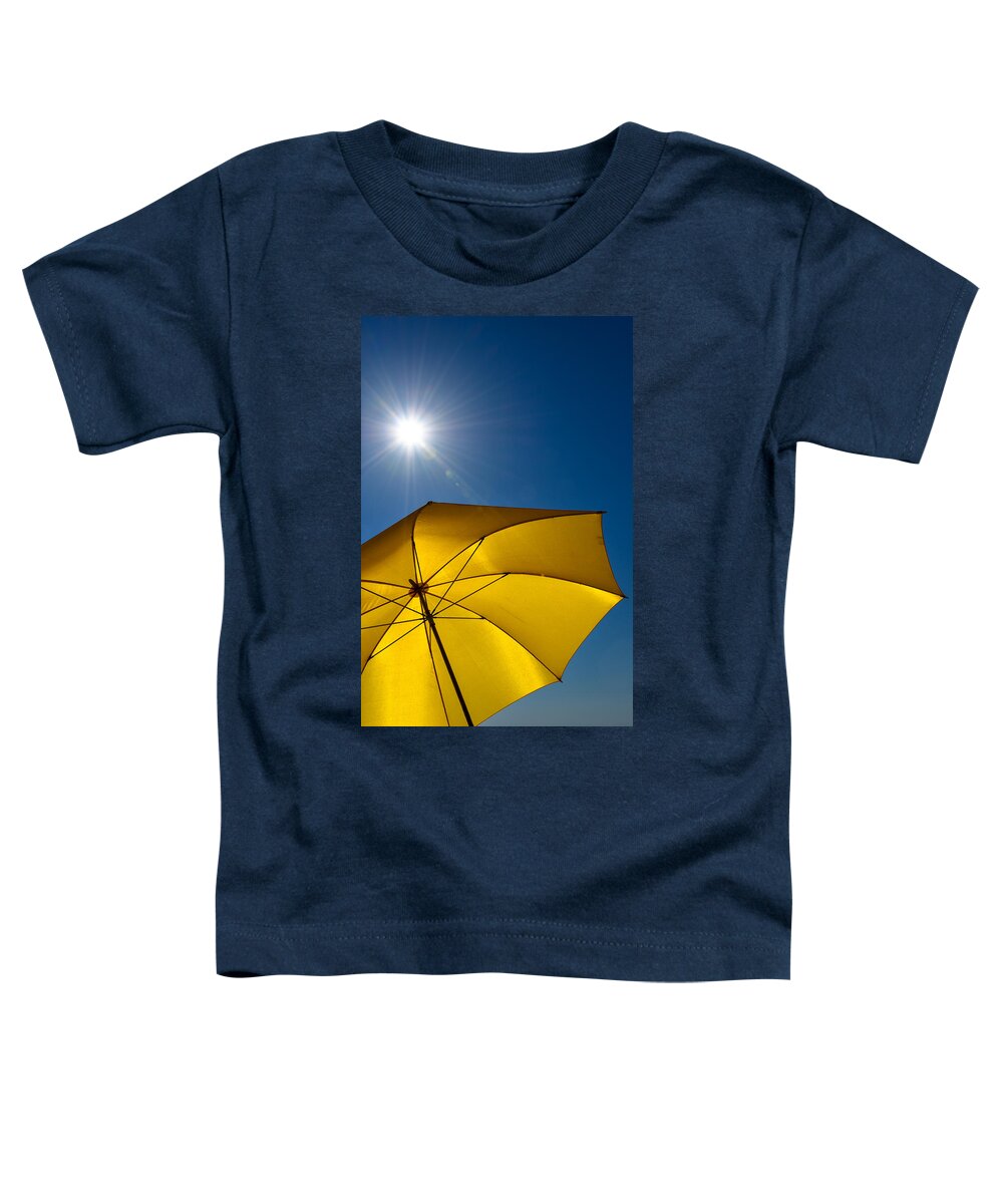 Umbrella Toddler T-Shirt featuring the photograph Sun Protection by Andreas Berthold