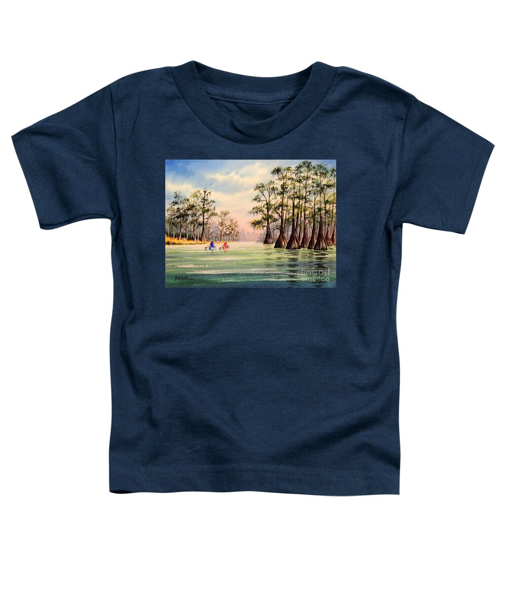 Suwannee River Toddler T-Shirt featuring the painting Suwannee River by Bill Holkham