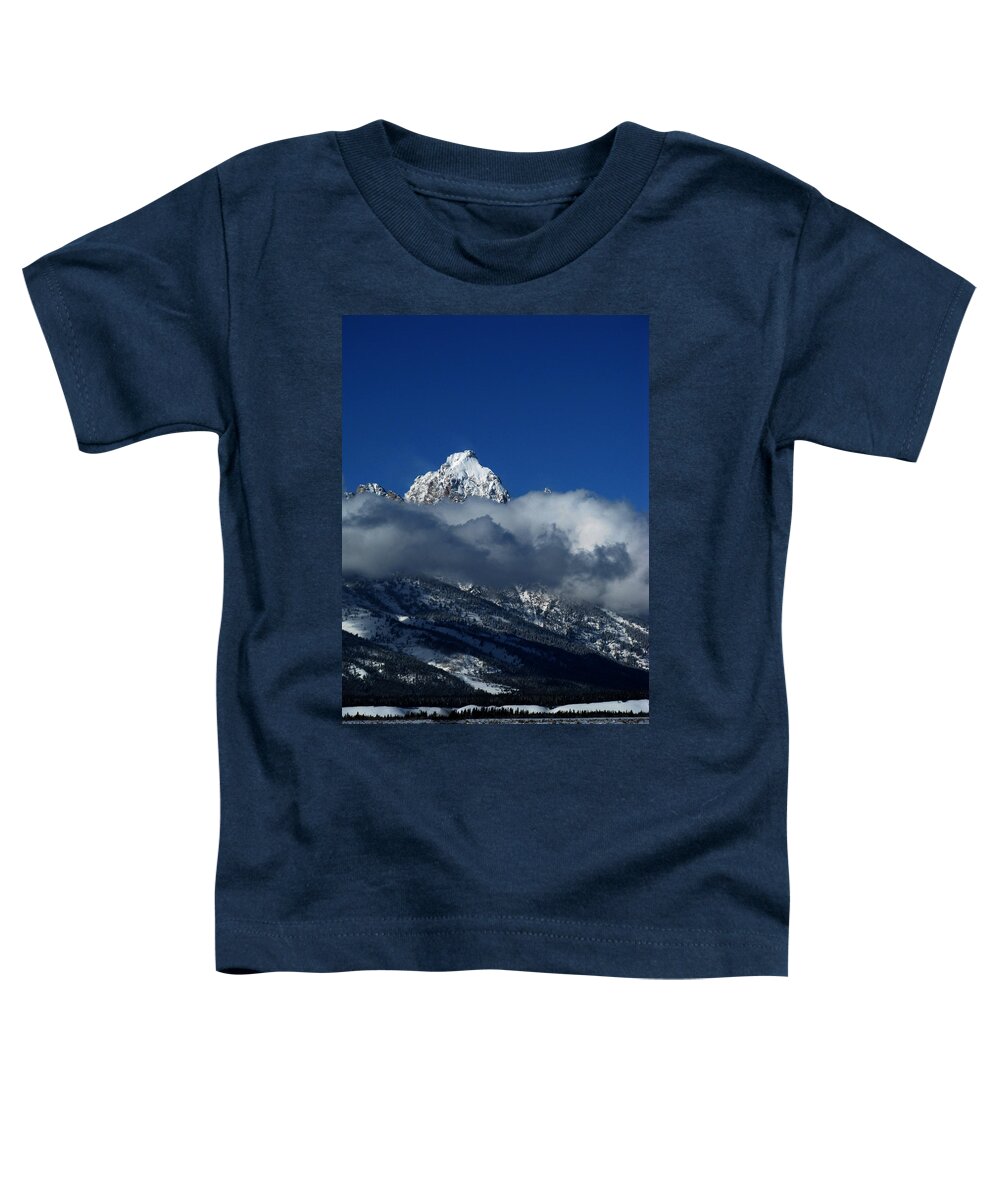 Grand Teton Toddler T-Shirt featuring the photograph The Clearing Storm by Raymond Salani III