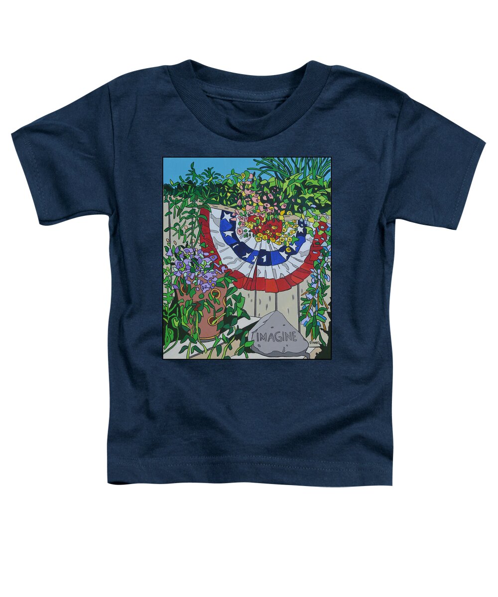 Paintings Toddler T-Shirt featuring the painting The Flowering Forth by Mike Stanko