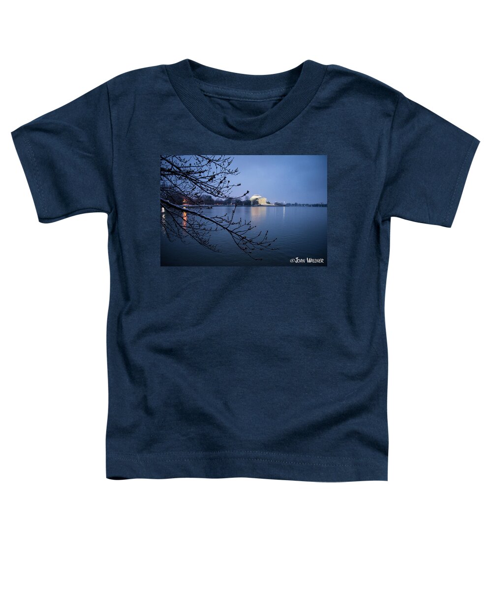 Thomas Jefferson Memorial Toddler T-Shirt featuring the photograph Twilight Reflections by Joan Wallner