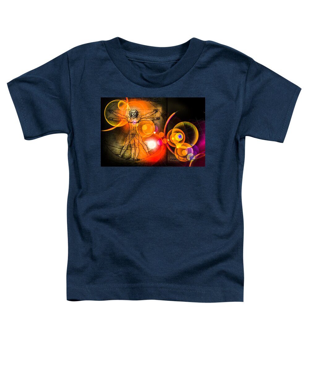 Composite Toddler T-Shirt featuring the photograph Vitruvian Man by Michael Arend