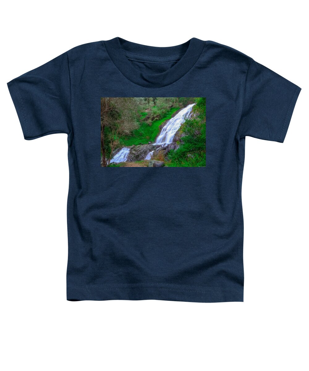 Africa Toddler T-Shirt featuring the photograph Waterfall at Cascade Country Manor by Jeff at JSJ Photography