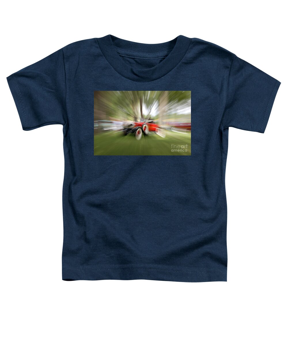 Red Antique Car Toddler T-Shirt featuring the photograph Red Antique Car by Randy J Heath
