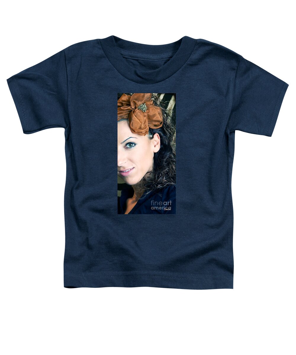 Woman Toddler T-Shirt featuring the photograph A Flower by Eena Bo