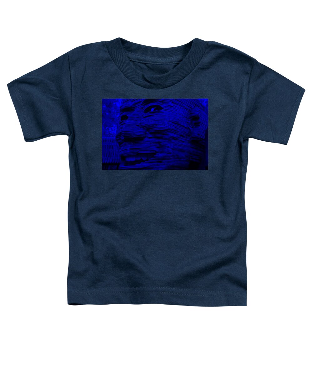 Architecture Toddler T-Shirt featuring the photograph GENTLE GIANT in BLUE by Rob Hans