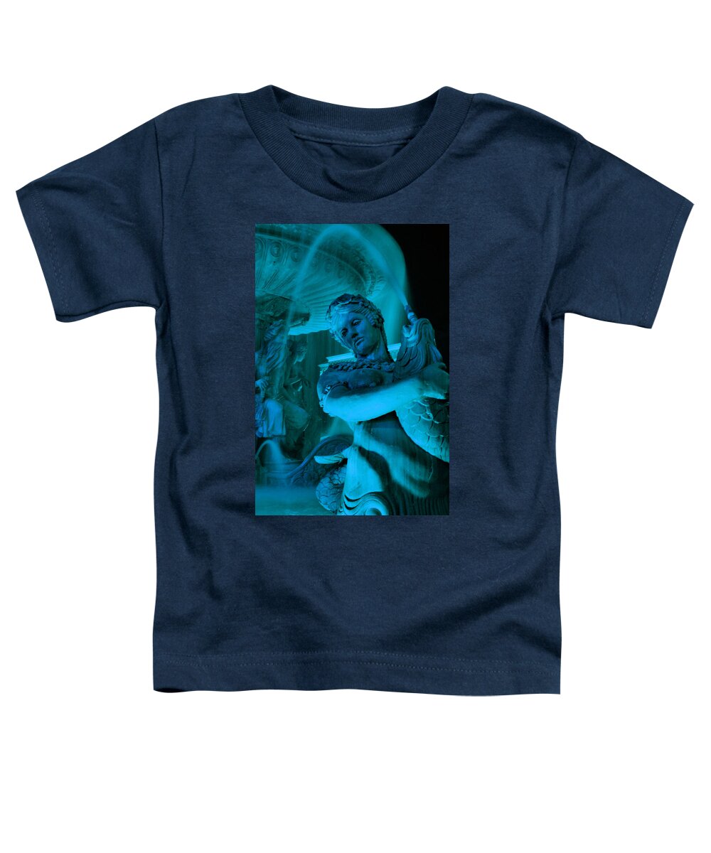 Fountain Toddler T-Shirt featuring the photograph Lady is Blue by Kristin Elmquist