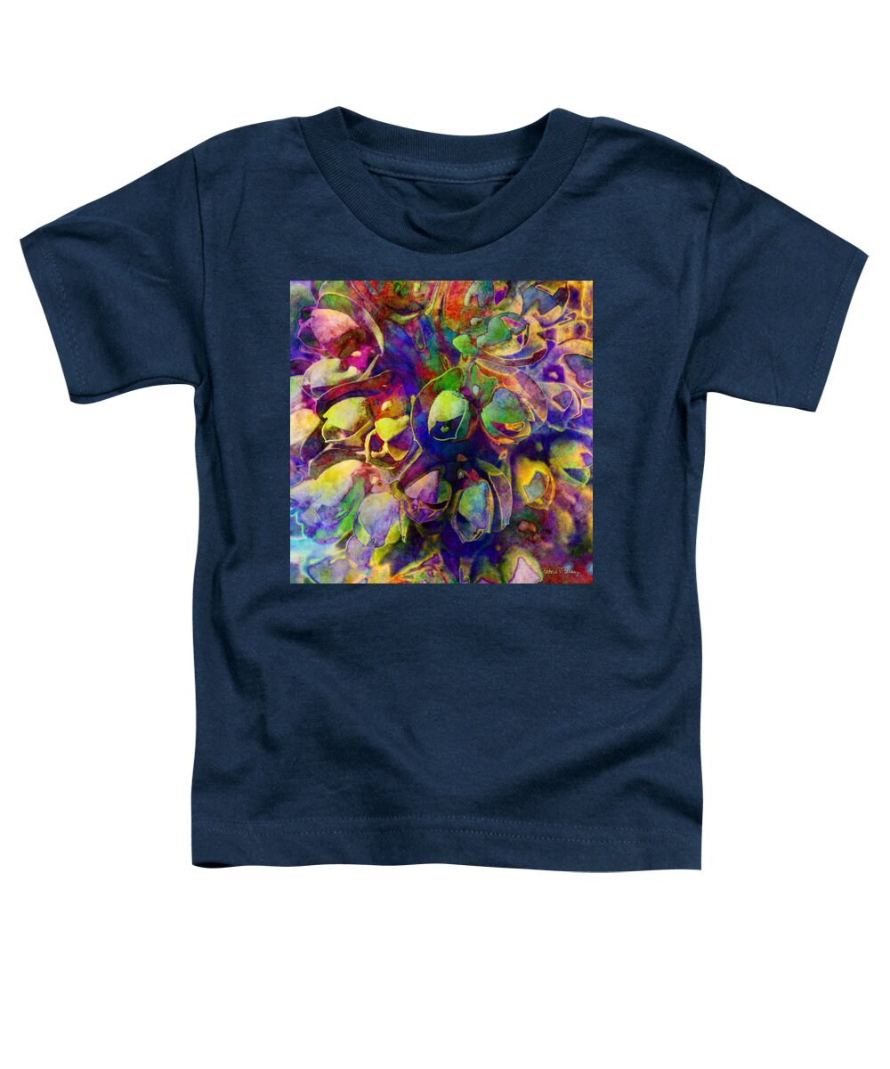 Floral Toddler T-Shirt featuring the digital art Spring in My Mind by Barbara Berney