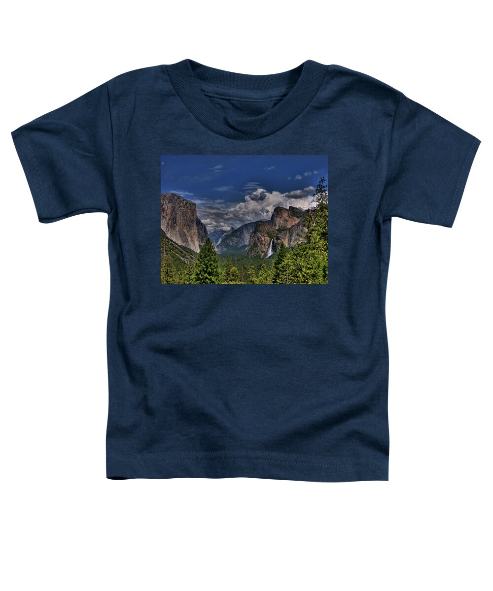 Tunnel View Toddler T-Shirt featuring the photograph Tunnel View by Beth Sargent