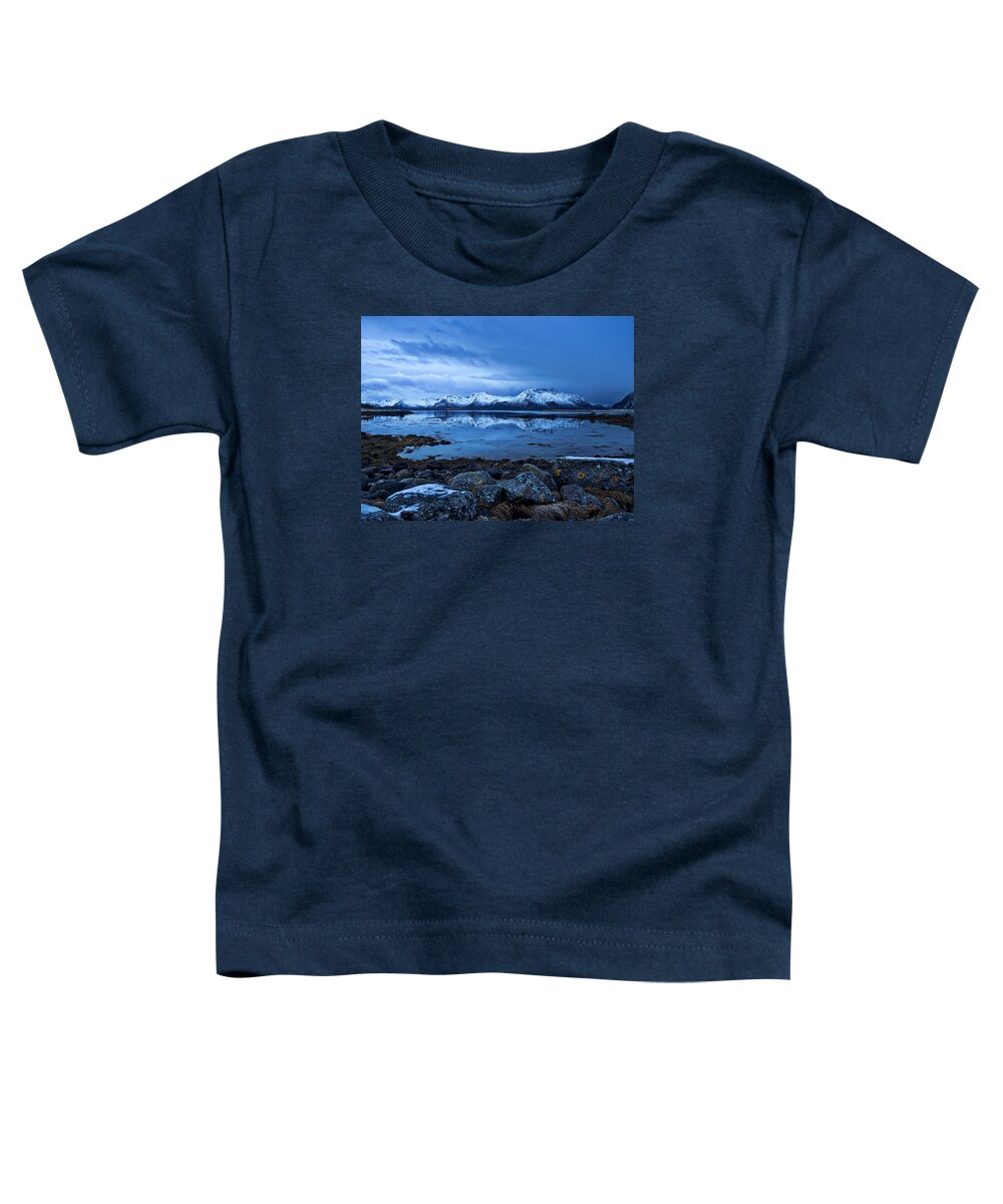 Norway Toddler T-Shirt featuring the photograph Arctic Reflections #1 by Mark Llewellyn