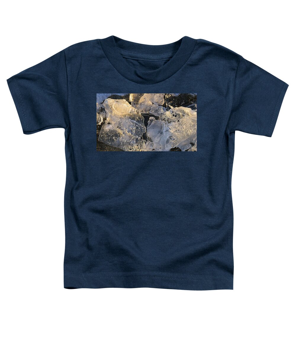Abstract Toddler T-Shirt featuring the digital art Close To The Ice 2 #1 by Lyle Crump