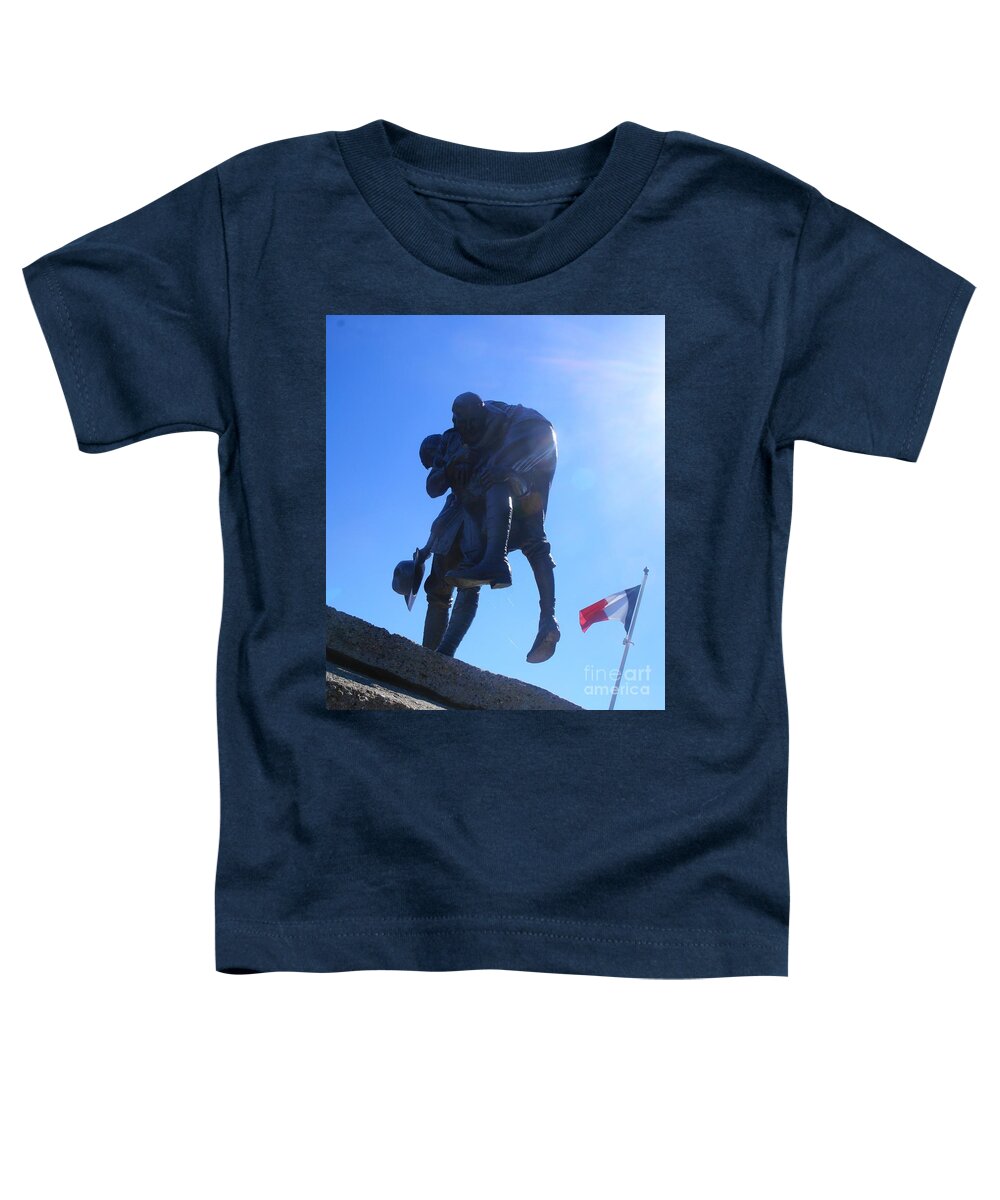 Cobber Toddler T-Shirt featuring the photograph Cobber statue #1 by Therese Alcorn