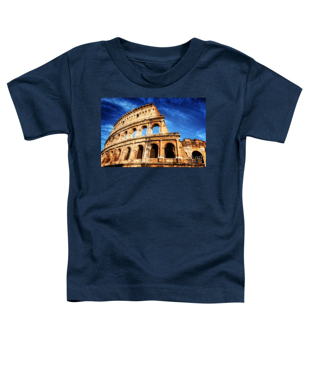 Colosseum Toddler T-Shirt featuring the photograph Colosseum in Rome #1 by Michal Bednarek