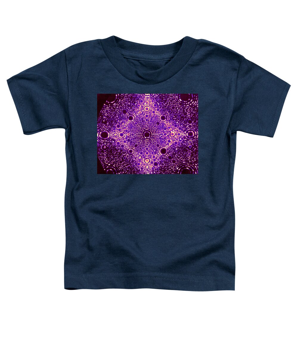Diffraction Toddler T-Shirt featuring the photograph X-ray Diffraction Of Iridium #1 by Omikron
