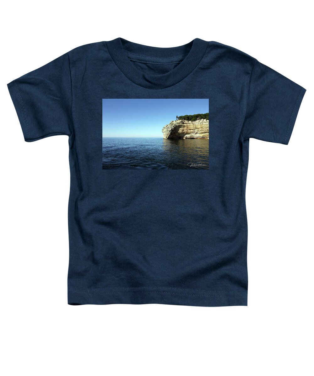 Pictured Rocks Toddler T-Shirt featuring the photograph Pictured Rocks #2 by Jackson Pearson
