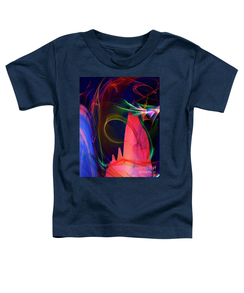 Nag004802b Toddler T-Shirt featuring the digital art Tell it on a Mountain #3 by Edmund Nagele FRPS
