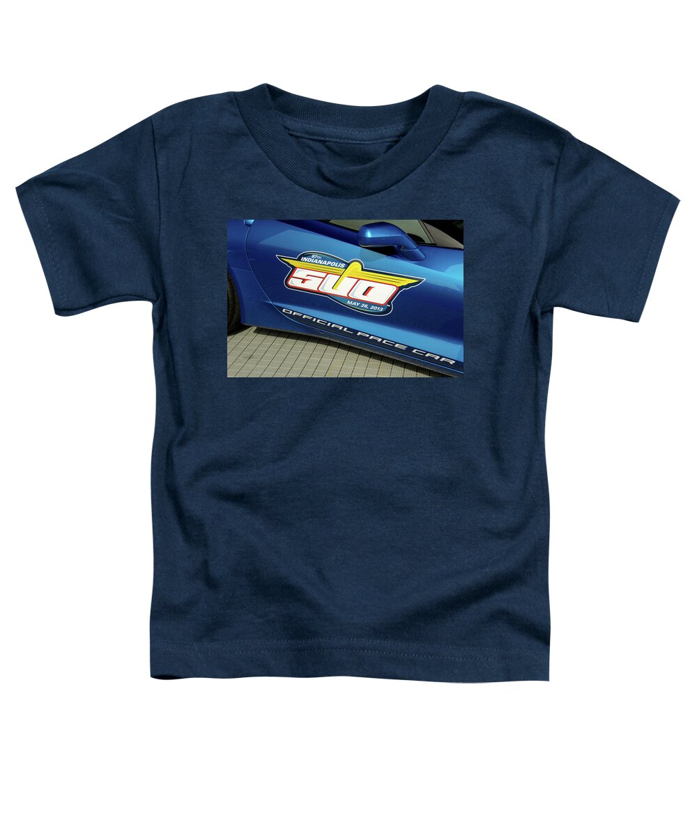 2013 Toddler T-Shirt featuring the photograph 2013 Indianapolis 500 Pace Car by Darrell Foster