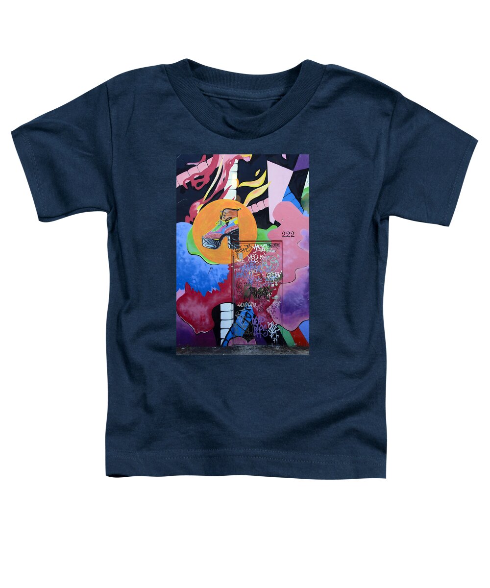 Street Art Toddler T-Shirt featuring the photograph 222 by Keith Armstrong