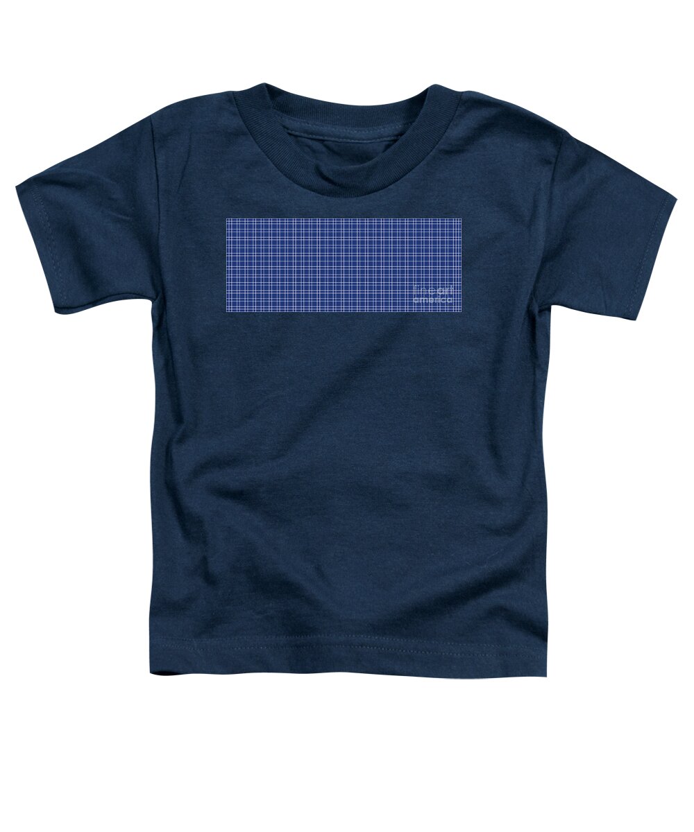 Abstract Toddler T-Shirt featuring the painting 23c4 Abstract Geometric Digital Art Blue by Ricardos Creations