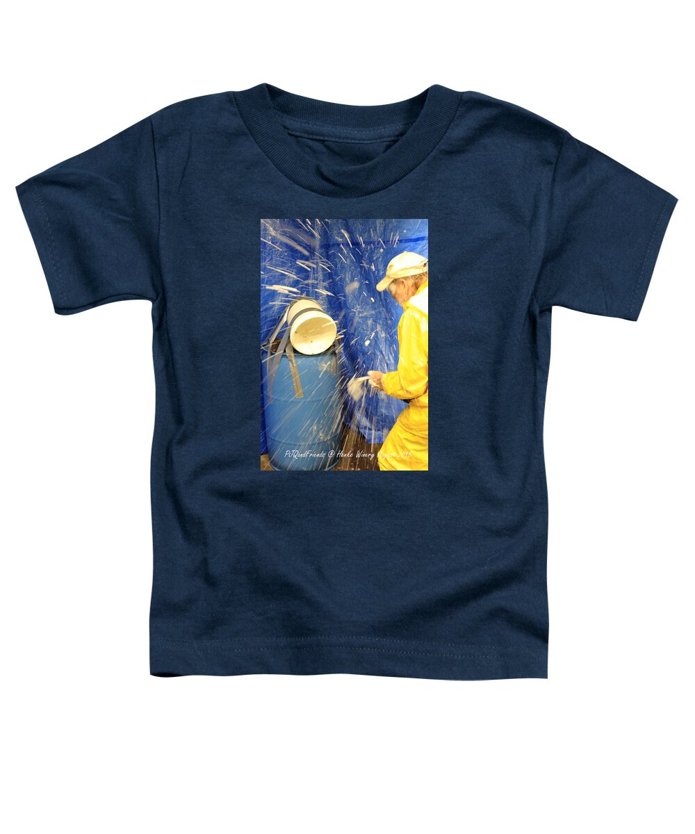 Henke Winery Sparkling Champagne Toddler T-Shirt featuring the photograph Henke Winery Sparkling Champagne #6 by PJQandFriends Photography