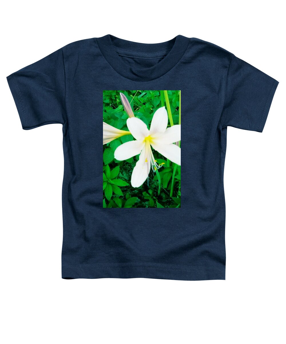 A Flower Toddler T-Shirt featuring the photograph A Flower by Brenae Cochran