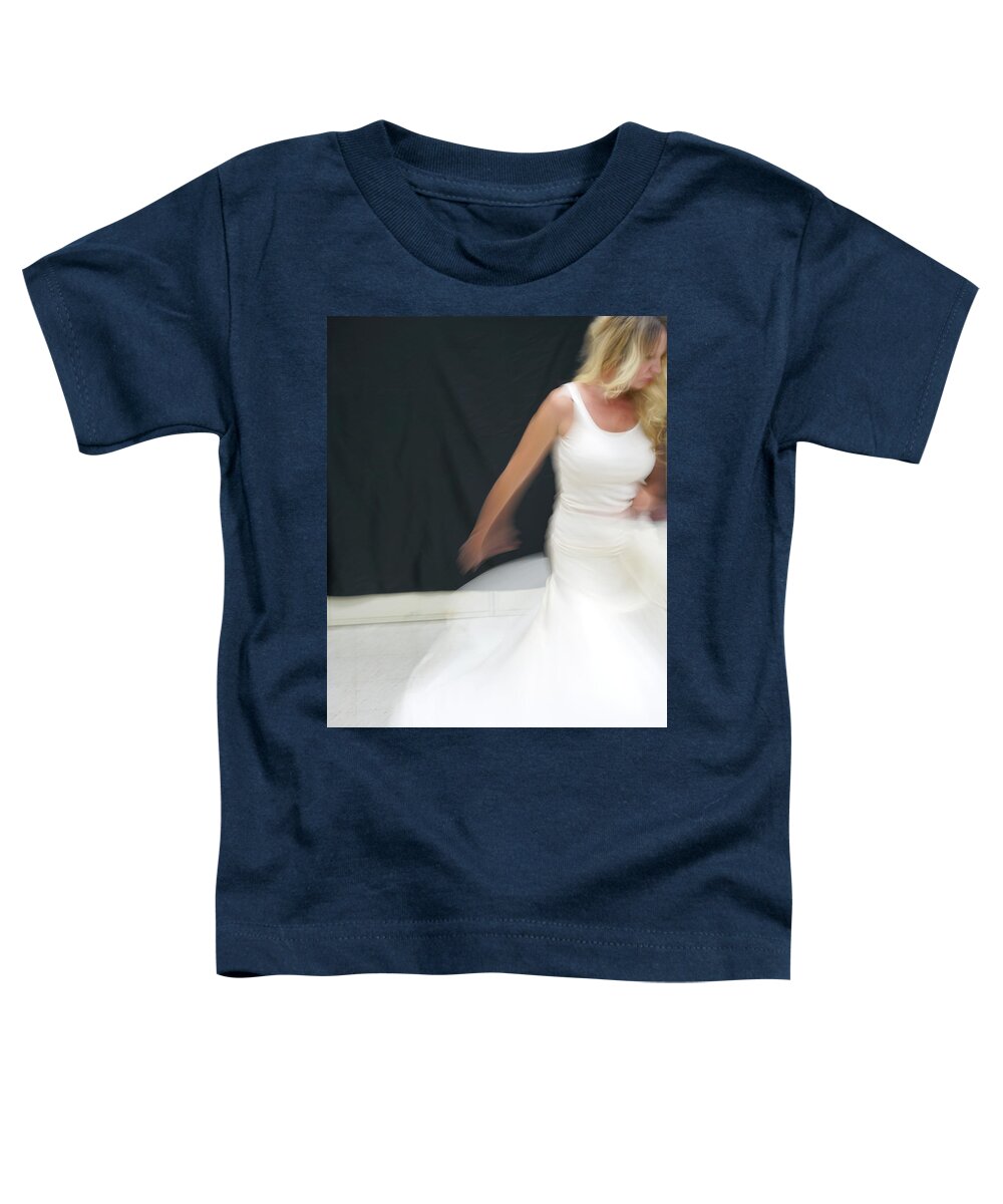 Dance Toddler T-Shirt featuring the photograph A Dance in White #1211 by Raymond Magnani
