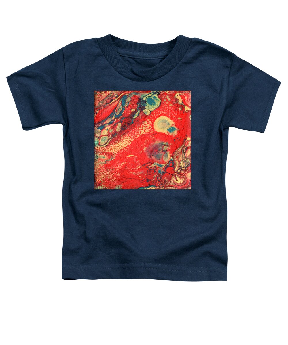 Acrylic Toddler T-Shirt featuring the painting A Touch of Gold by Charlene Fuhrman-Schulz